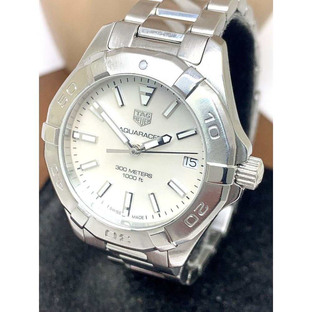 Tag Heuer Women's Watch WBD1311 Aquaracer Swiss Quartz Mother of Pearl Dial 32mm